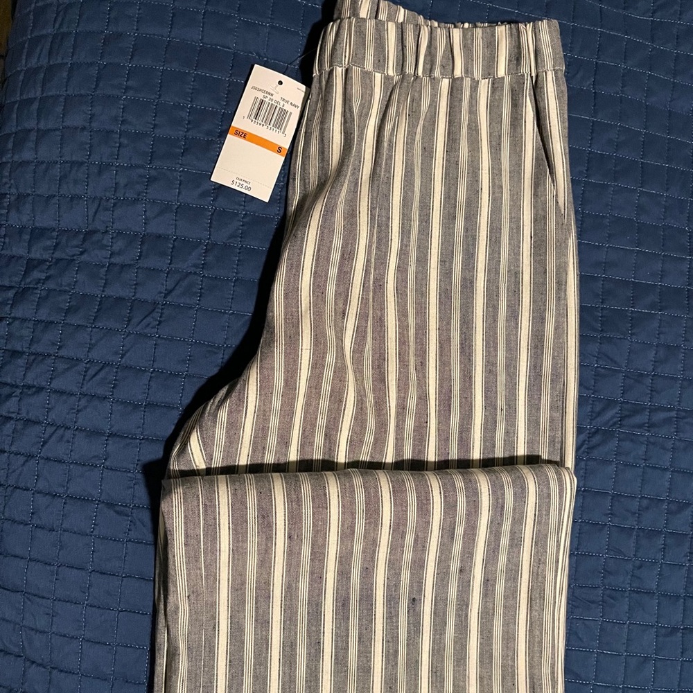 Linen blend pants